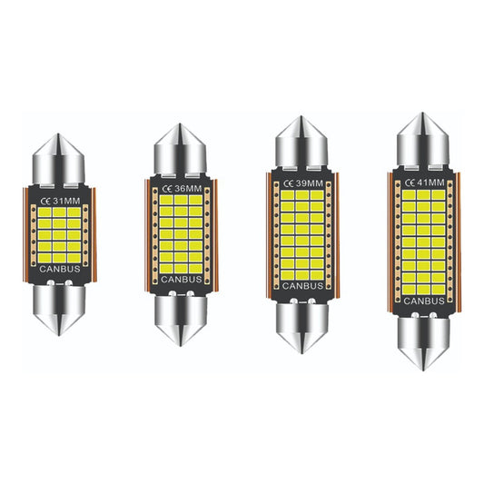 16 Torpedo Led Canbus Alta Luminosidade 6000k 4 Cada Medida