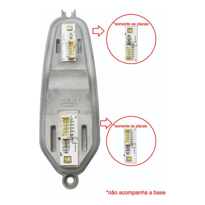 Led Board Pcb Drl Audi Q3 2010 11 12 13 14 15 And Thermal Glue